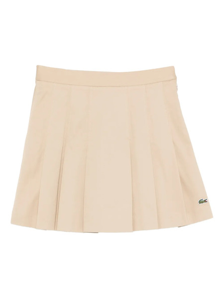  Lacoste Pleated Mini Skirt - Neutrals 