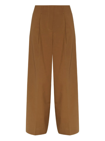  Lacoste Pleated Trousers - Brown 