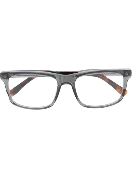  Lacoste Rectangle-frame Two-tone Glasses - Grey 