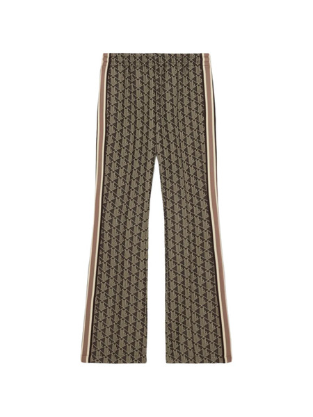  Lacoste Side-stripe Monogram Track Pants - Brown 