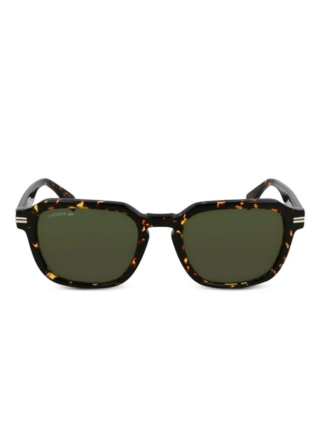  Lacoste Tortoiseshell Square-frame Sunglasses - Brown 