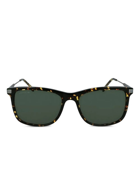  Lacoste Tortoiseshell Square-frame Sunglasses - Green 