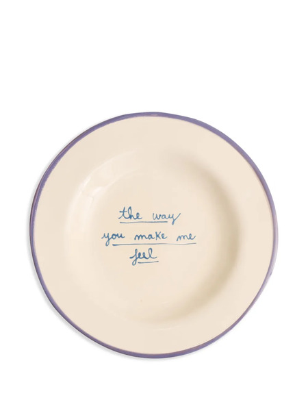  Laetitia Rouget Way You Make Me Feel Plate (20cm) - White 