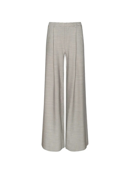  L'agence Allanah Pinstriped Trousers - Grey 
