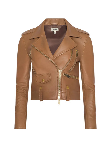  L'agence Blakely Biker Jacket - Brown 