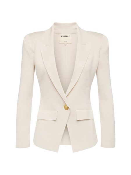  L'agence Chamberlain Notched Single-breasted Jacket - Neutrals 