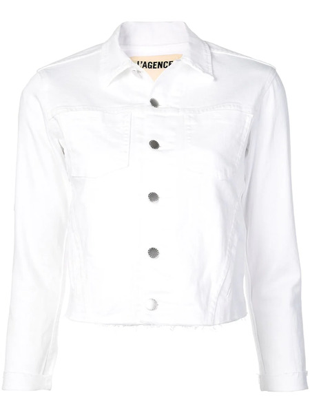  L'agence Classic Denim Jacket - White 
