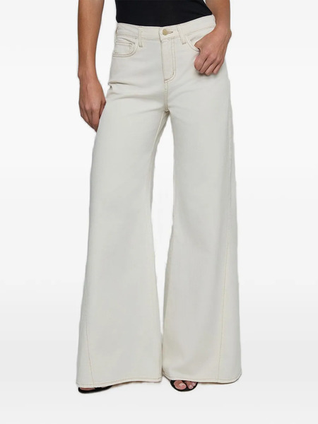  L'agence Flared Trousers - Neutrals 