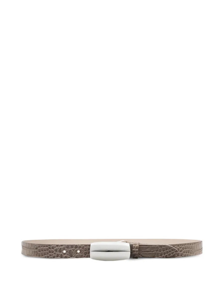  L'agence Marlowe Leather Belt - Brown 