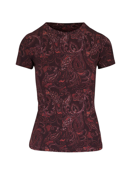  L'agence Paisley-pattern T-shirt - Brown 