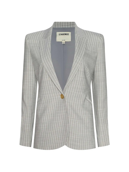  L'agence Sheila Striped Blazer - Grey 