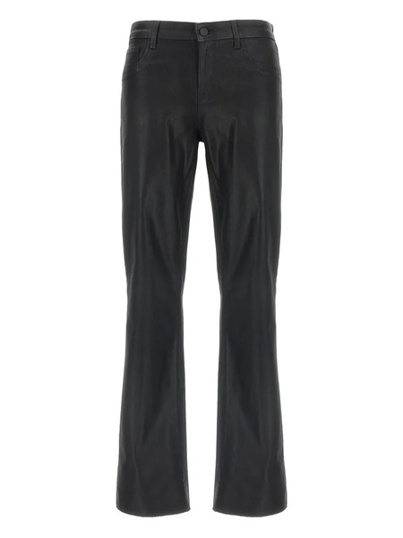  L'agence Sneeki Coated Flared Jeans - Black 