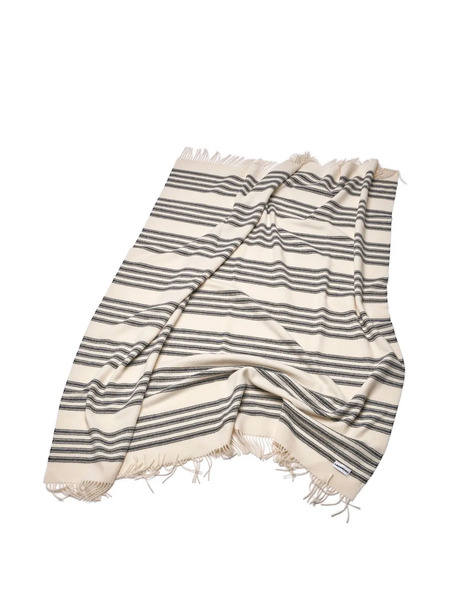  Lagomoro Camuni Virgin Wool Blanket (180cm X 135cm) - White 