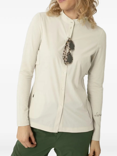  Lamunt Buttoned Long-sleeve Shirt - Neutrals 