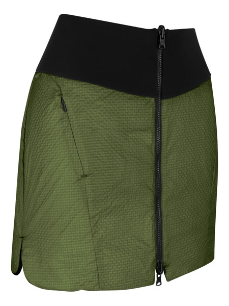  Lamunt Irmi Quilted Zip-front Skirt - Green 