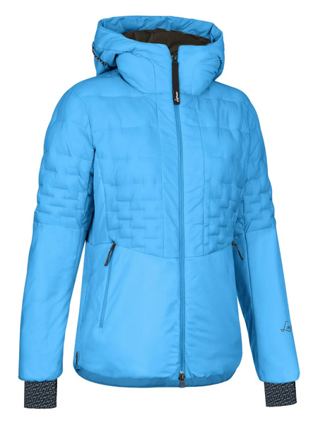  Lamunt Quilted-hooded Jacket - Blue 