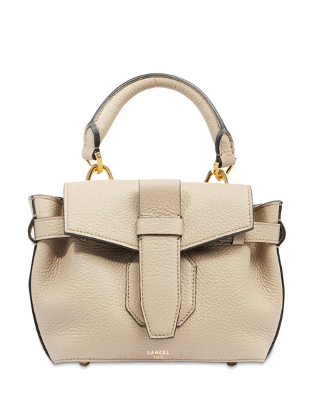  Lancel Charlie Leather Mini Handbag - Neutrals 
