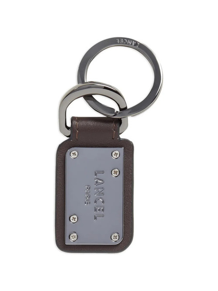  Lancel Double L Keyring - Brown 