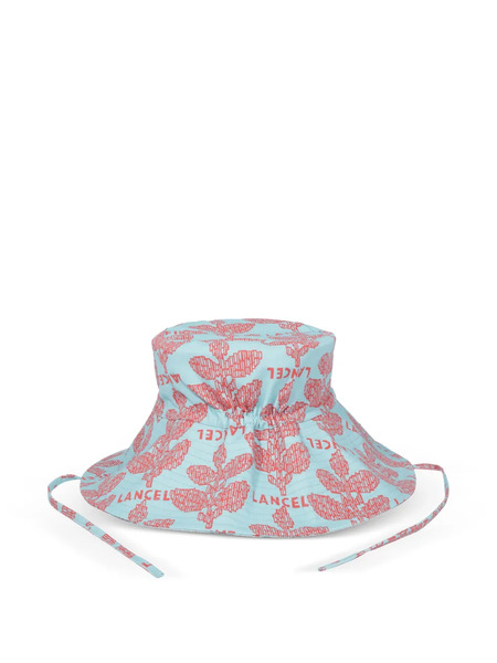  Lancel Floral Hat - Blue 