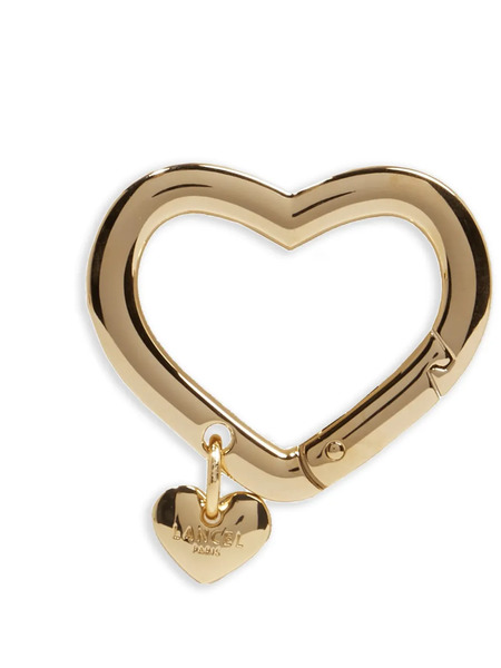  Lancel Heart Pendant Keyring - Gold 