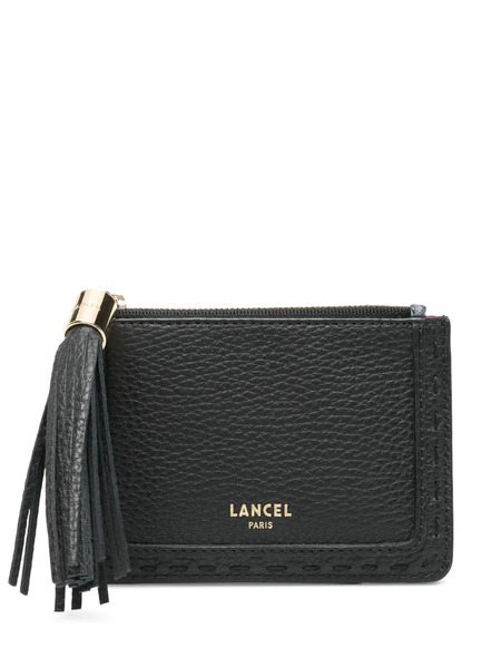  Lancel L Zipped Card Holder - Black 