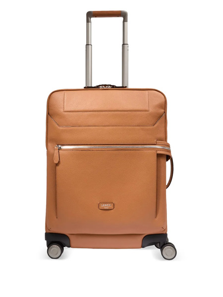  Lancel Leather Logo-plaque Suitcase - Neutrals 