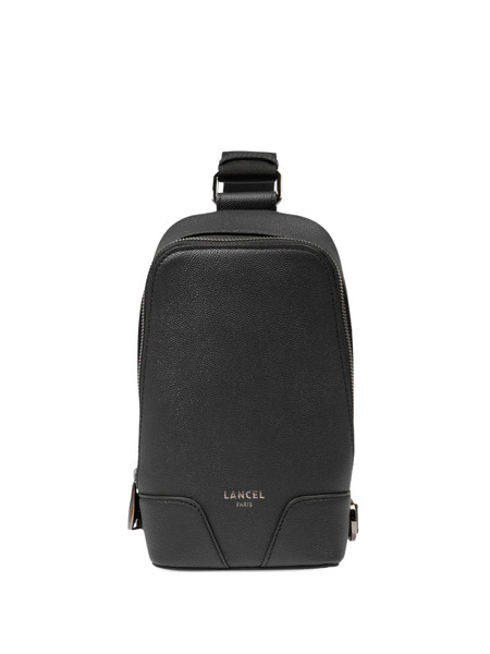  Lancel Leather Zip-fastening Backpack Bag - Black 