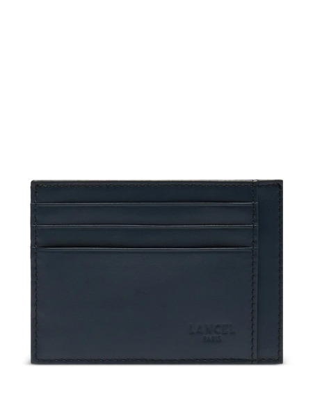  Lancel Leon Leather Cardholder - Blue 