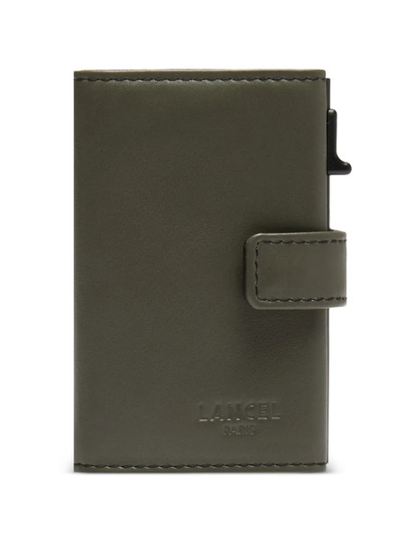  Lancel Leon Leather Cardholder - Green 