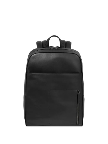  Lancel Max De Lancel Leather Backpack - Black 