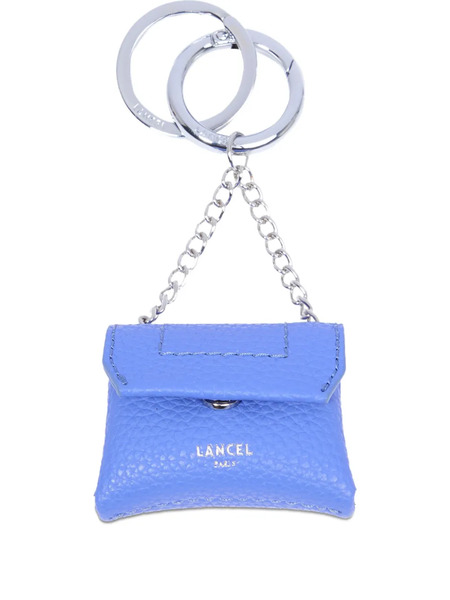  Lancel Ninon Leather Keyring - Blue 