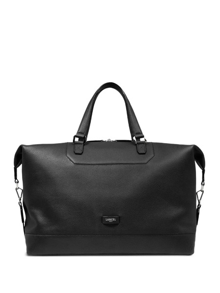  Lancel Ninon Logo-patch Leather Holdall - Black 