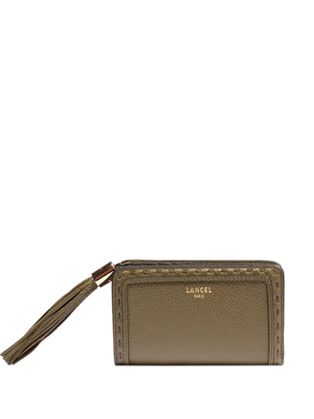 Lancel Tassel-embellished Leather Wallet - Green 
