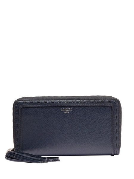  Lancel Tassel Zip-around Wallet - Blue 