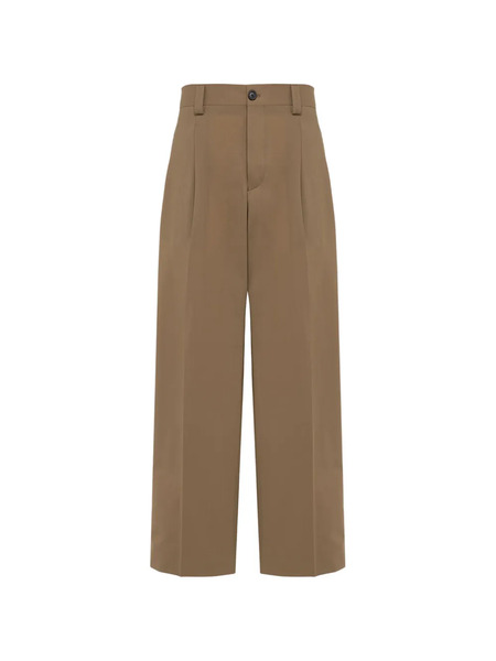  Laneus Button-fastening Flap-pocket Trousers - Brown 