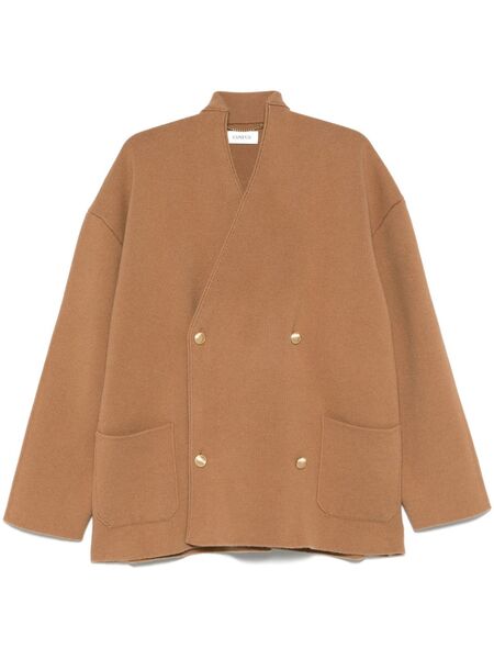  Laneus Double-breasted Cardigan - Neutrals 
