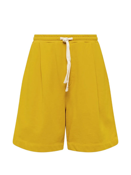  Laneus Drawstring Fleece Shorts - Yellow 