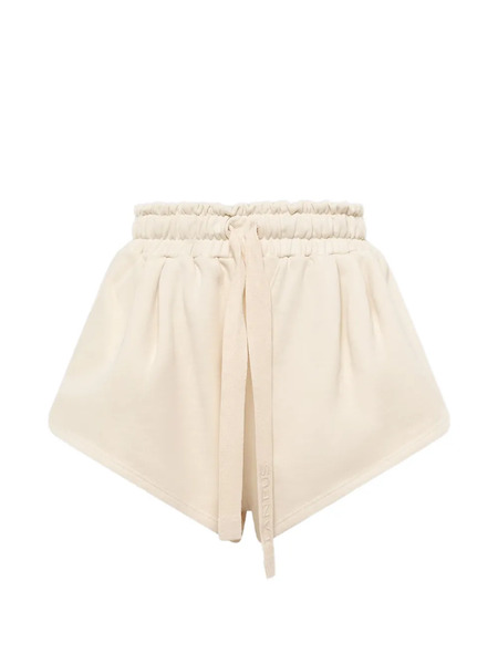  Laneus Drawstring Mini Shorts - Neutrals 