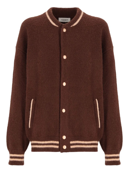  Laneus Knitted Bomber - Brown 