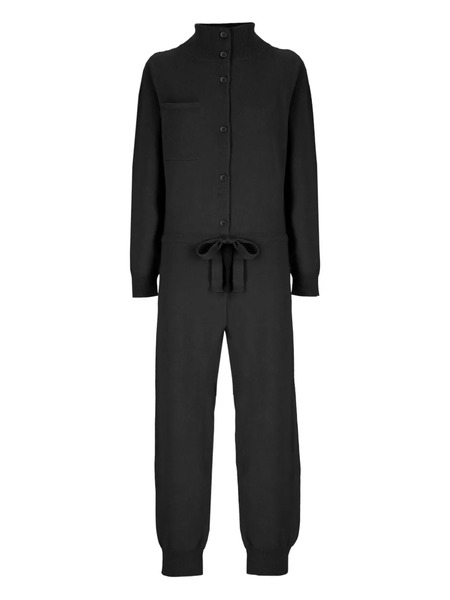  Laneus Knitted Jumpsuit - Black 