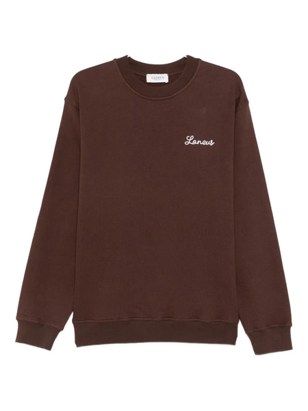 Laneus Logo-embroidered Sweatshirt - Brown 