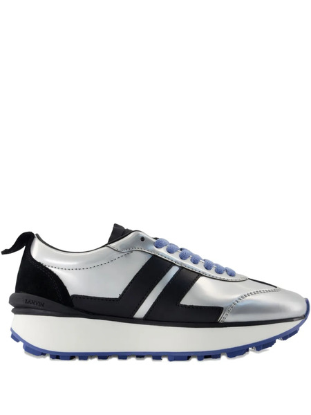  Lanvin Bumpr Smooth Sneakers - Silver 