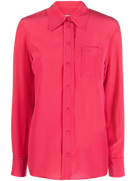  Lanvin Button-down Silk Shirt - Pink 