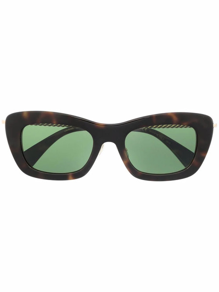  Lanvin Cat Eye-frame Tortoiseshell Sunglasses - Brown 