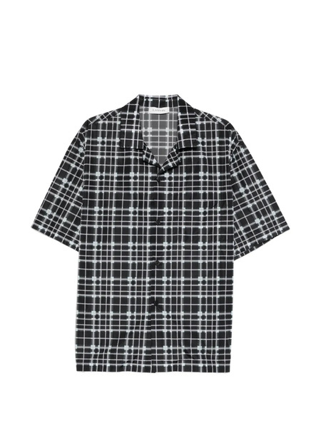  Lanvin Check-pattern Shirt - Black 