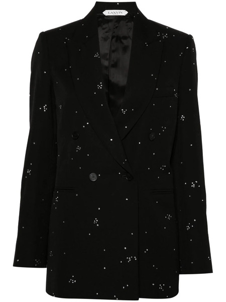  Lanvin Crystal-embellished Blazer - Black 