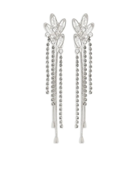  Lanvin Crystal-embellished Earrings - Silver 