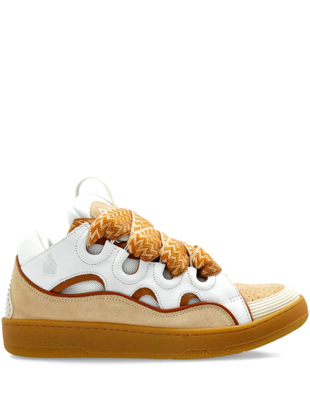  Lanvin Curb Sneakers - Neutrals 