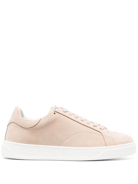  Lanvin Ddb0 Leather Sneakers - Neutrals 