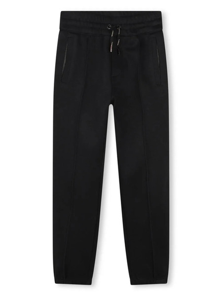  Lanvin Enfant Cotton Drawstring Track Pants - Black 